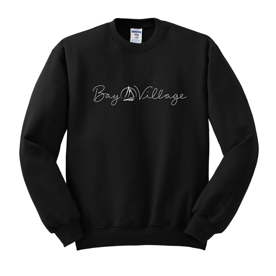 Bay Village Script Crew Neck Sweatshirt