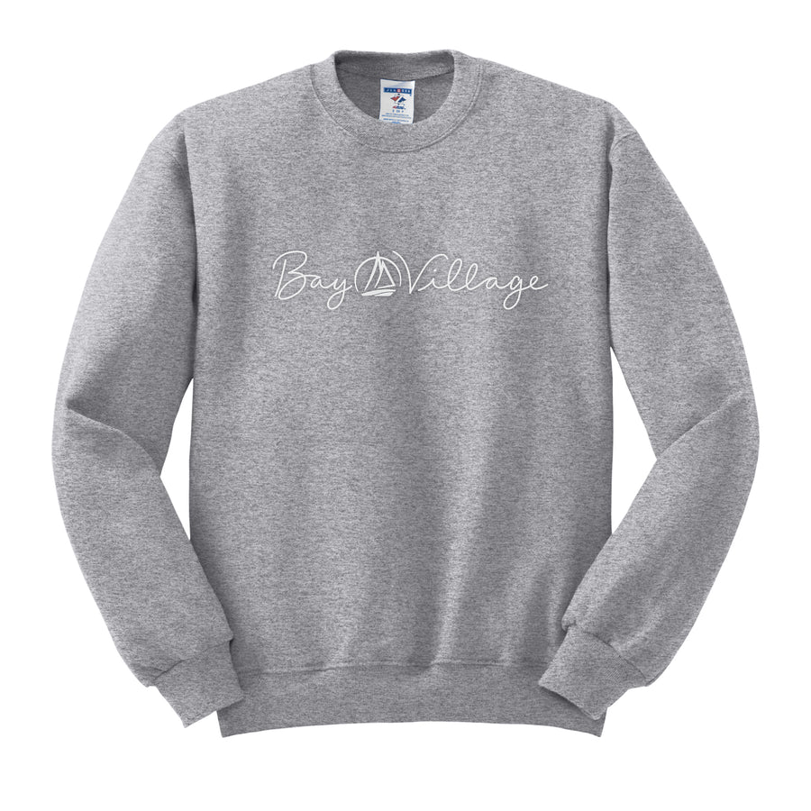 Bay Village Script Crew Neck Sweatshirt