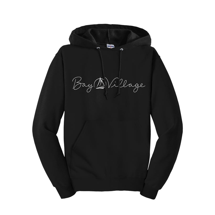 Bay Village Script Lettering Fleece Hoodie