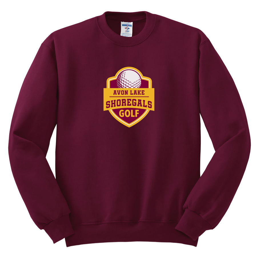 Avon Lake Shoregals Golf Crew Neck Sweatshirt - PERSONALIZED