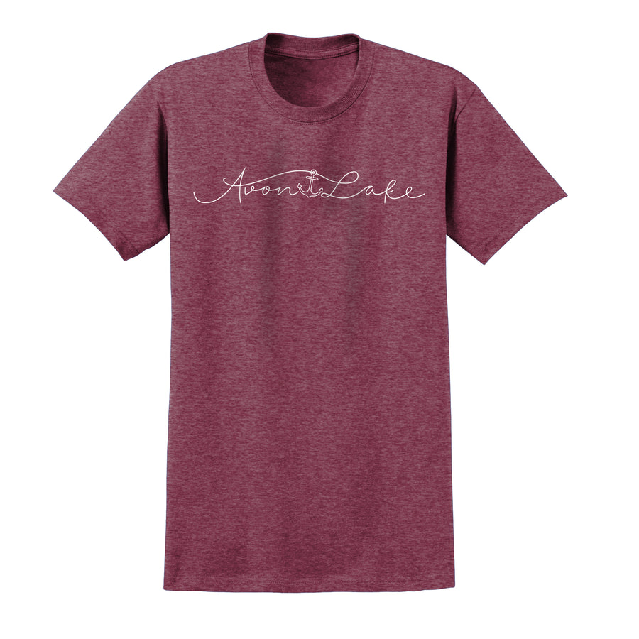 Avon Lake Script Lettering Tee