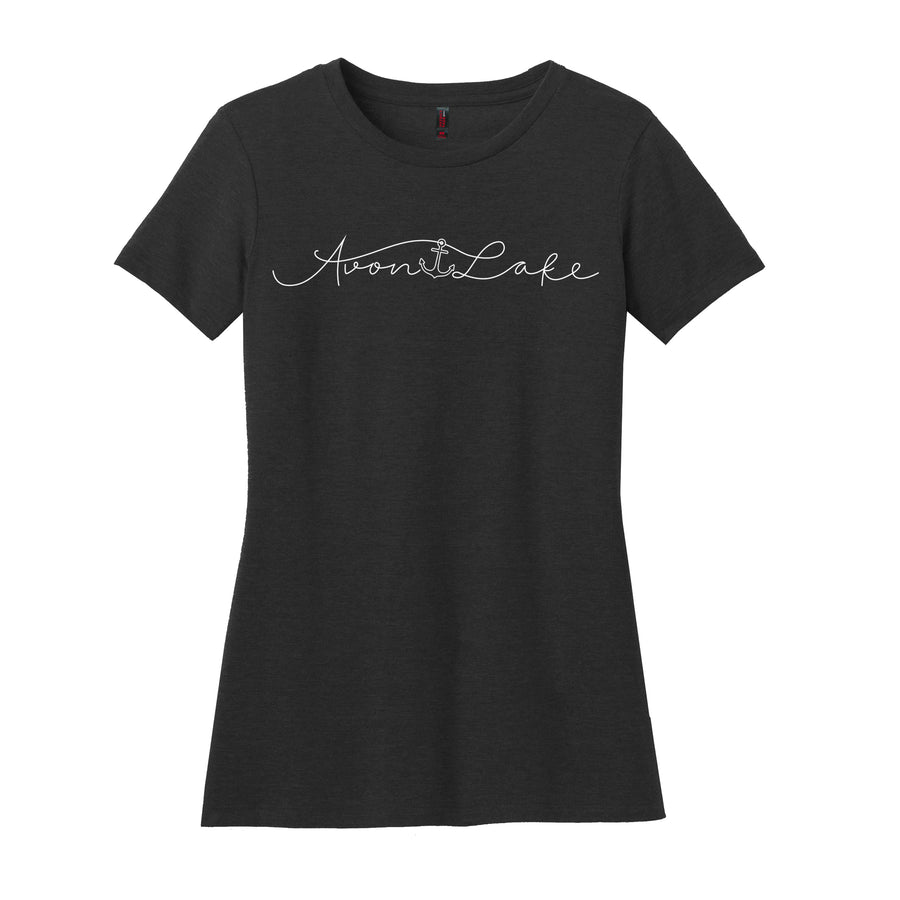 Avon Lake Script Lettering Tee