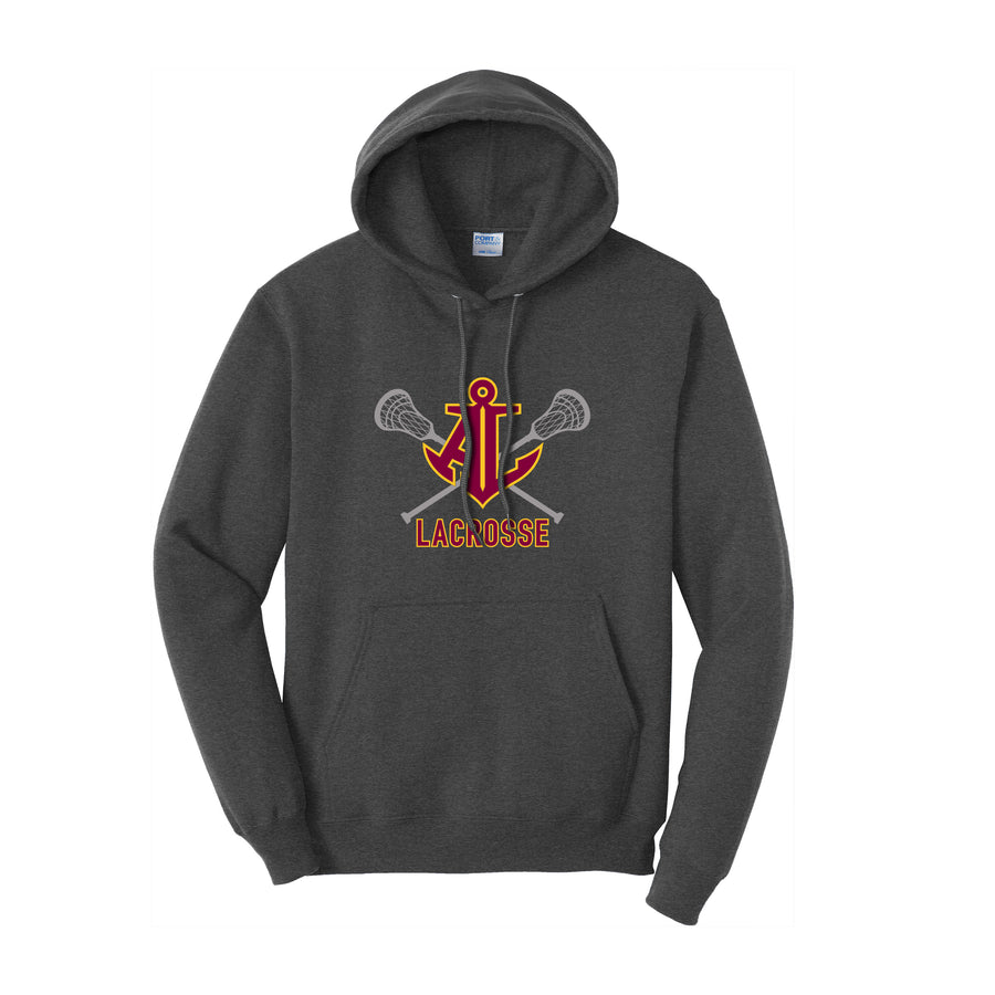 Heather Charcoal Lacrosse Hoodie