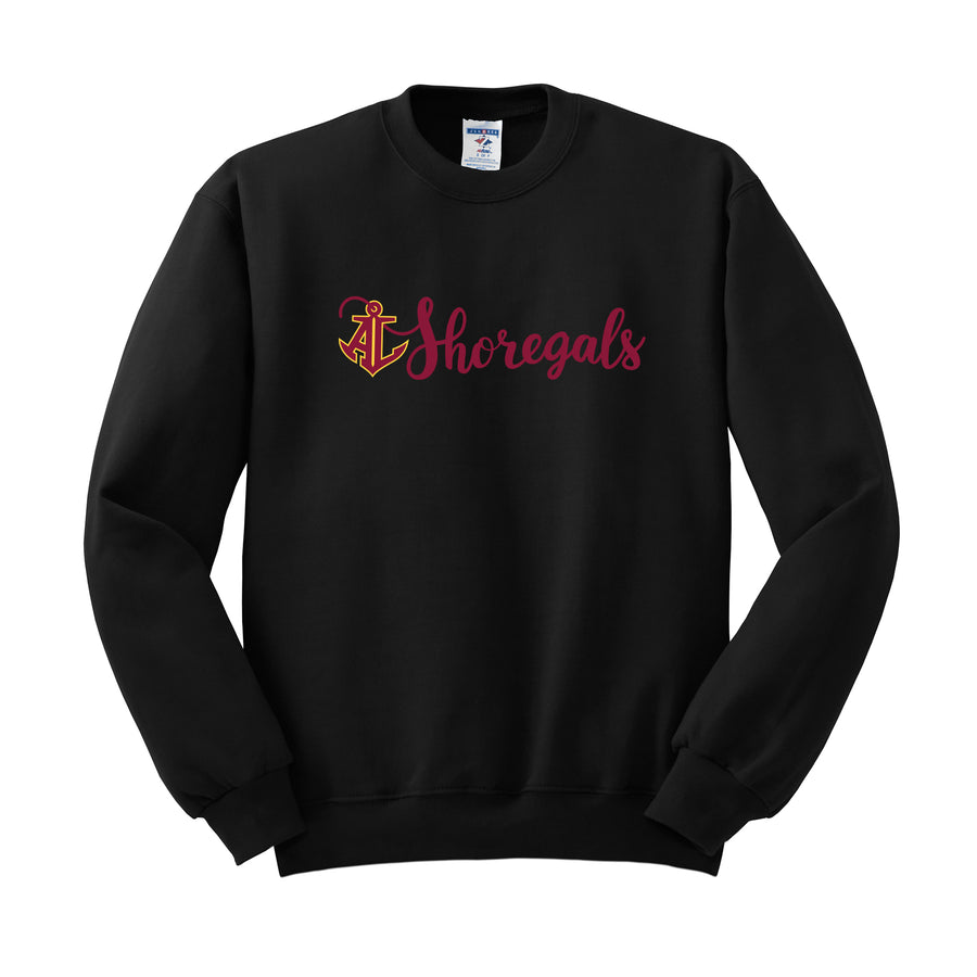 Shoregals Script Crew Neck Sweatshirt