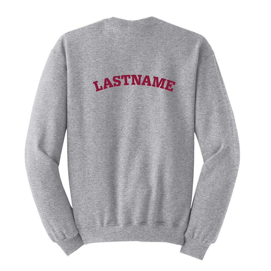 Shoremen Block Lettering Crew Neck Sweatshirt - PERSONALIZED