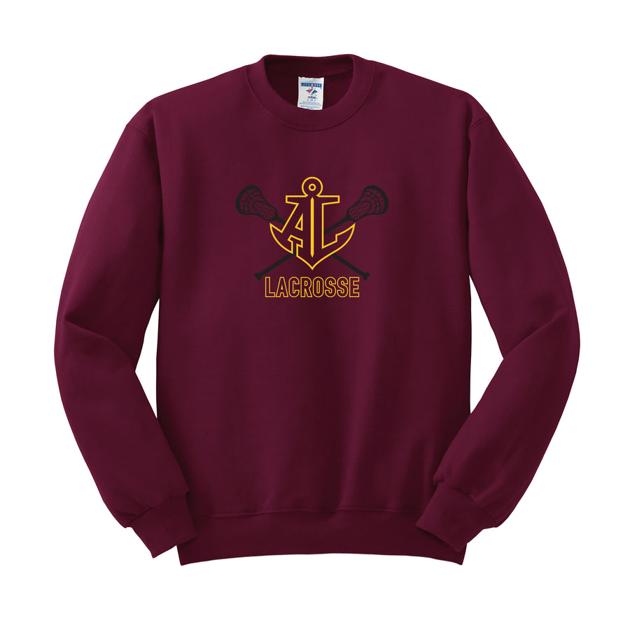 Avon Lake Lacrosse Crew Neck Sweatshirt - PERSONALIZED