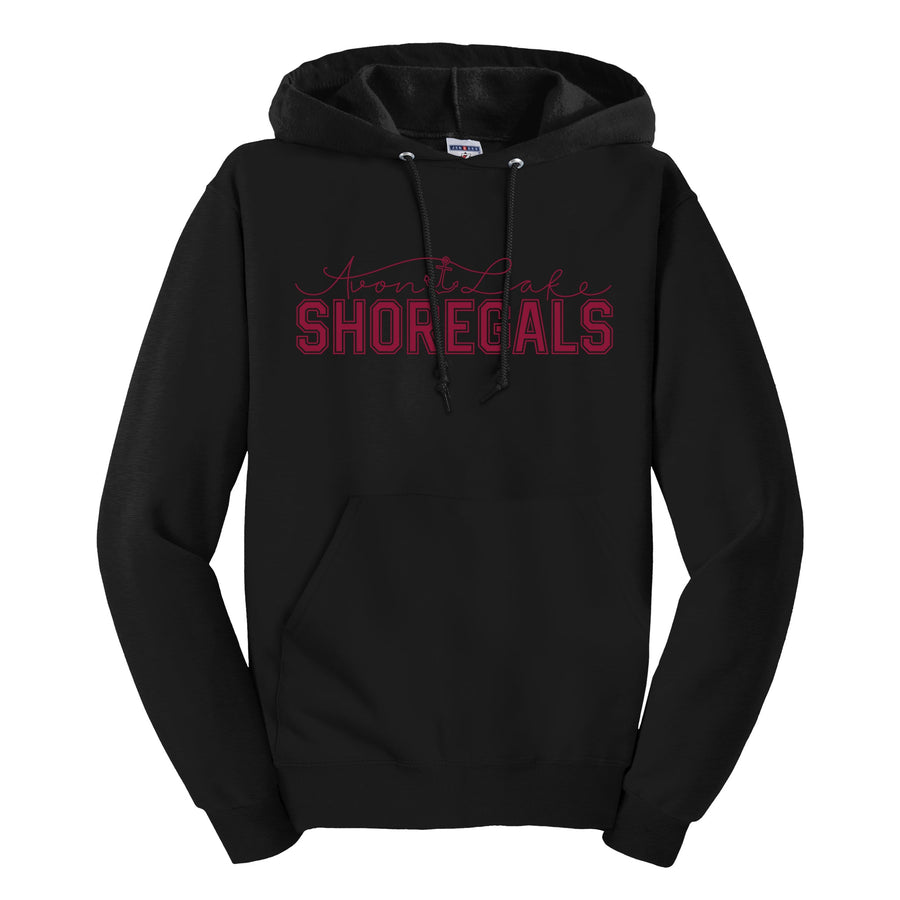 Shoregals Block Lettering Hoodie - PERSONALIZED