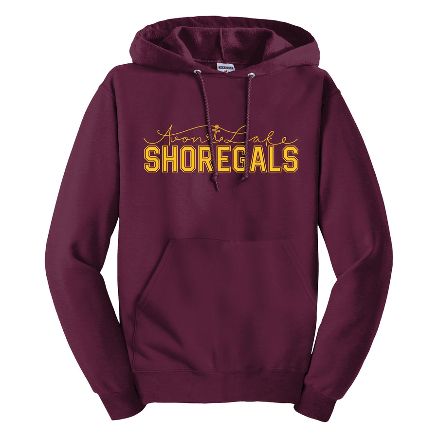 Shoregals Block Lettering Hoodie - PERSONALIZED