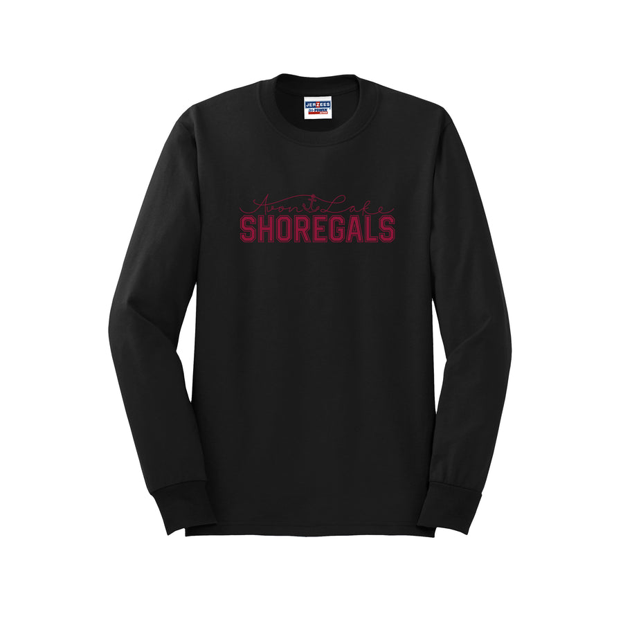 Shoregals Block Lettering Long Sleeve T-Shirt