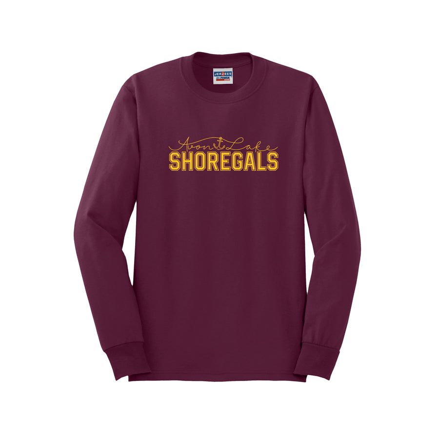 Shoregals Block Lettering Long Sleeve T-Shirt