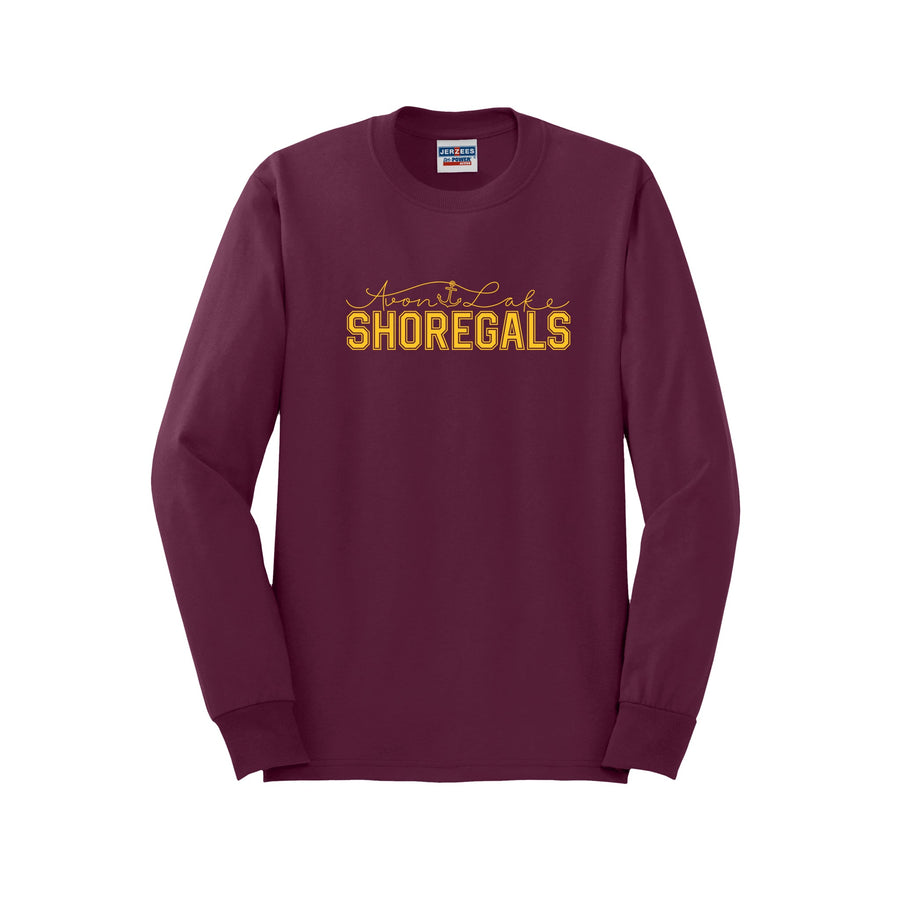 Shoregals Block Lettering Long Sleeve T-Shirt - PERSONALIZED