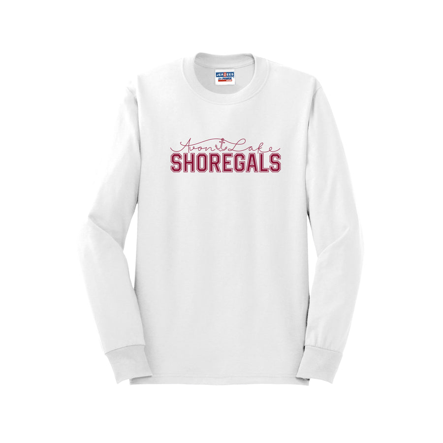 Shoregals Block Lettering Long Sleeve T-Shirt