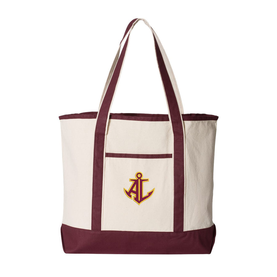 Embroidered Canvas Tote Bag