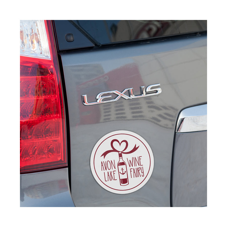 Avon Lake Wine Fairy Car Decal