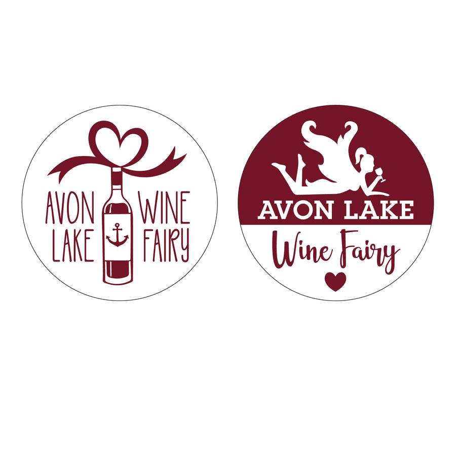 Avon Lake Wine Fairy Sticker